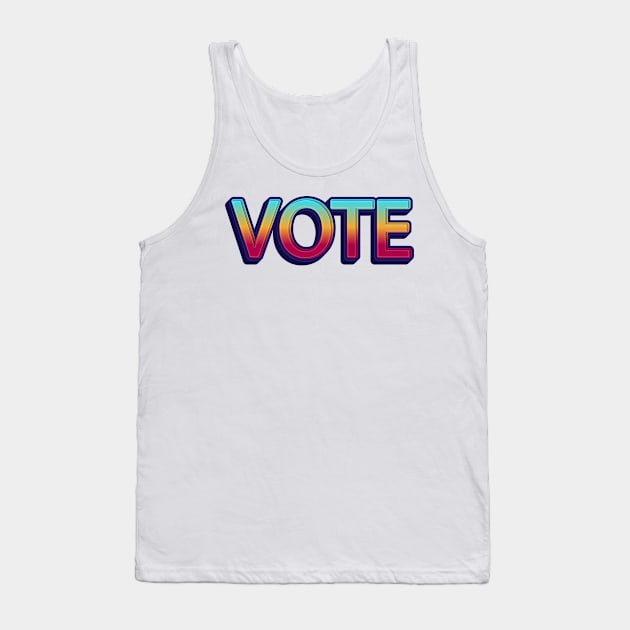 vote Tank Top by MZeeDesigns